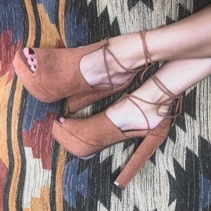 ankle wrap heels